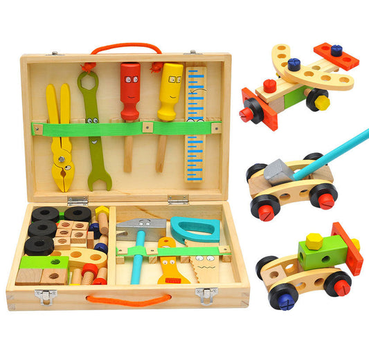 Montessori Wooden Toolbox