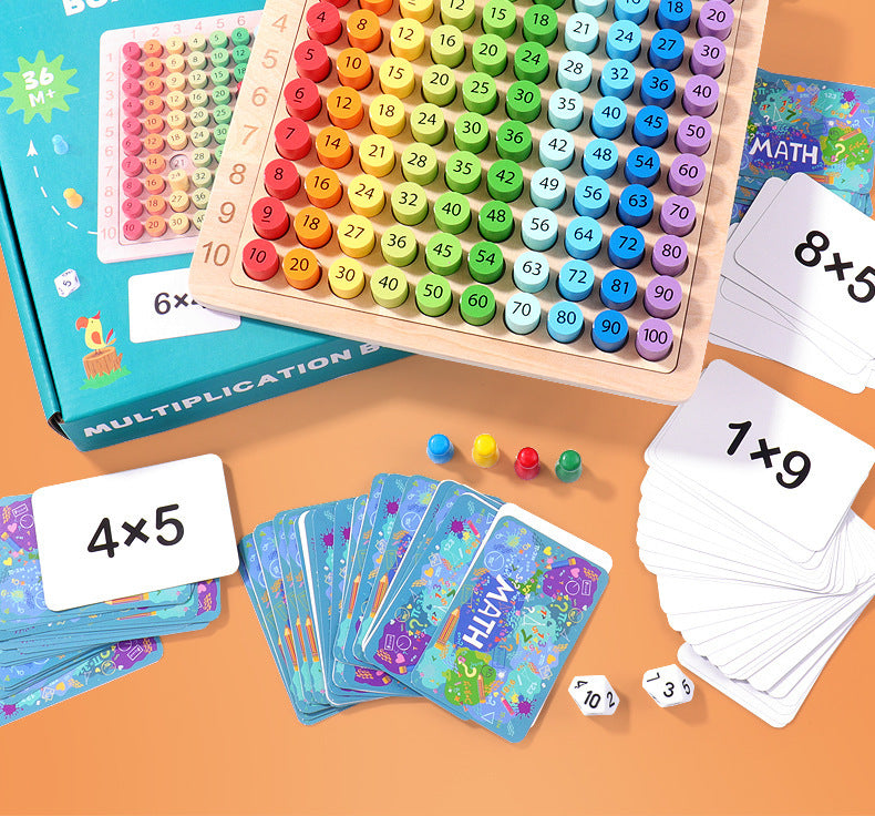 Educational & Montessori Multiplication Board Game fun