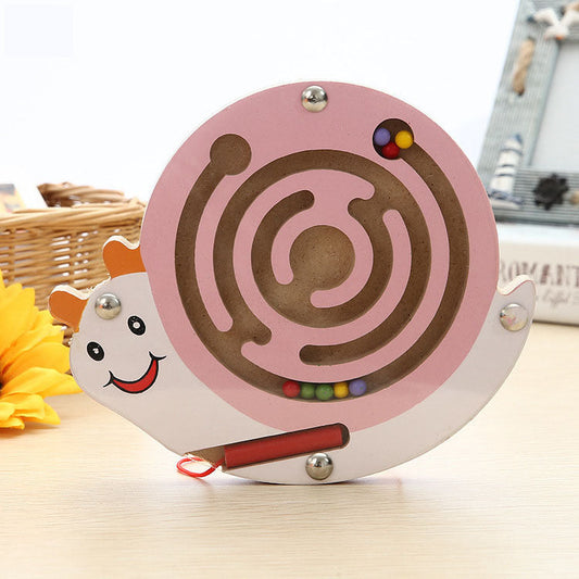 Montessori Magnetic Maze, Snail